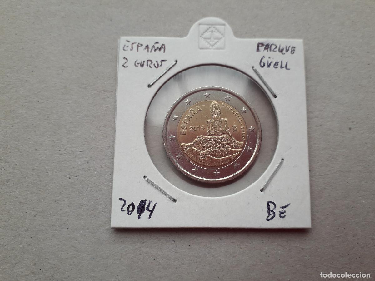 Euros: 003828NUM-X0070-Espa&ntilde;a 2 &euro; -2014 - parque guell -encartonada