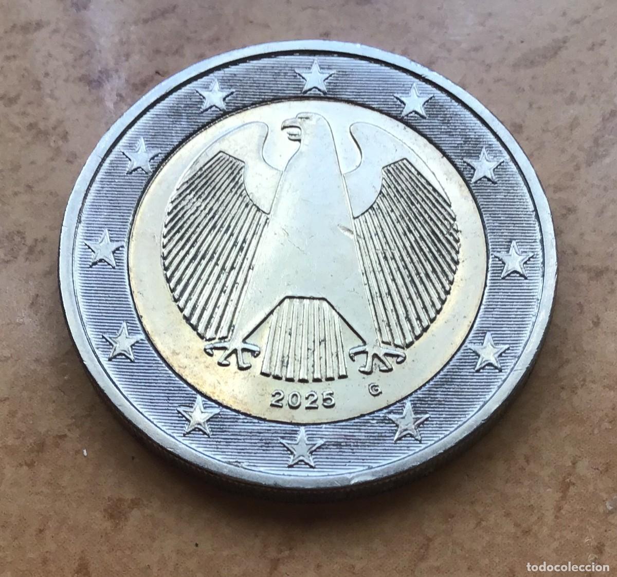 Euros: 2 euros de Alemania. A&ntilde;o 2025 ceca G