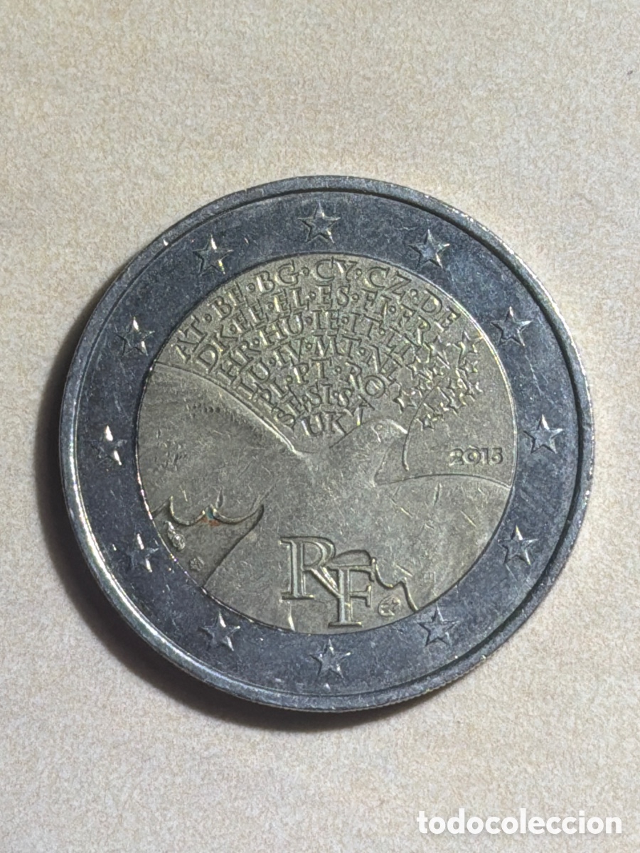 Euros: 2 euros 2015 Paz Francia | Moneda Conmemorativa