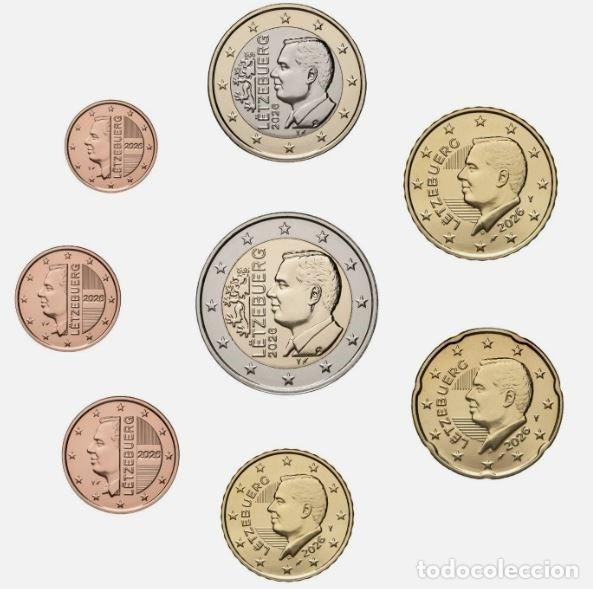 Euros: SERIE LUXEMBURGO 2026 - 8 MONEDAS SIN CIRCULAR