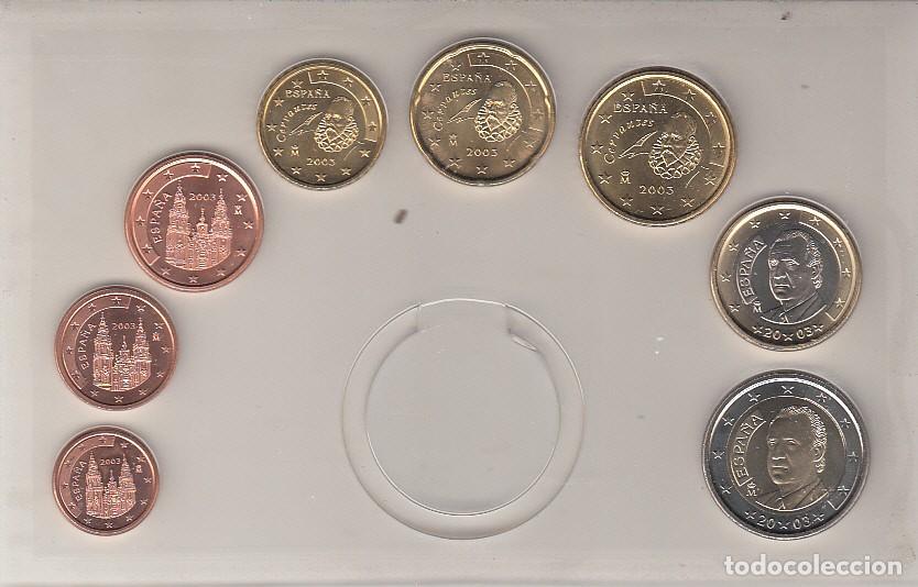 Euros: ESPA&Ntilde;A - JUEGOS COMPLETO DE EUROS DEL A&Ntilde;O 2003 - SIN CIRCULAR Y PRECINTADAS
