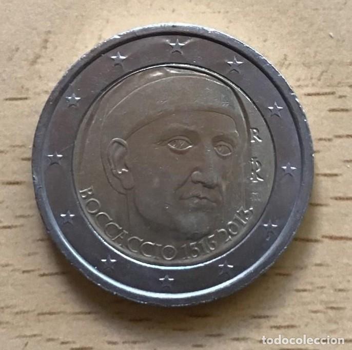 Euros: 2 euros conmemorativos de Italia. Bocaccio. A&ntilde;o 2013
