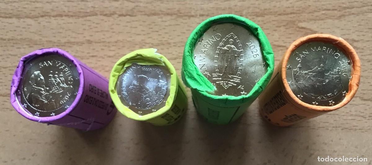 Euros: Miniserie de San Marino 0.20&euro;, 0.50&euro; 1&euro; y 2&euro;. A&ntilde;o 2026. Sin circular