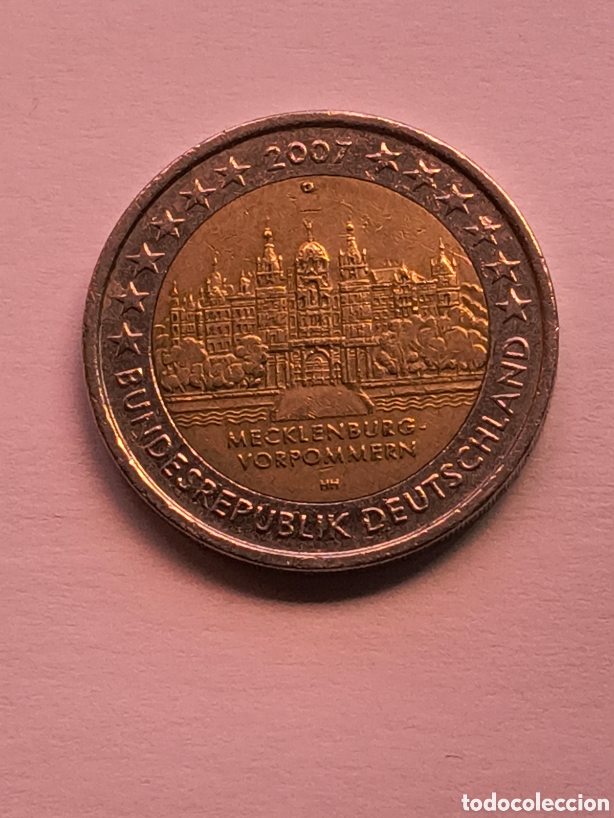 Euros: MONEDA ALEMANIA 2 EURO CONM.MECKLEBURGO 2007 CECA D