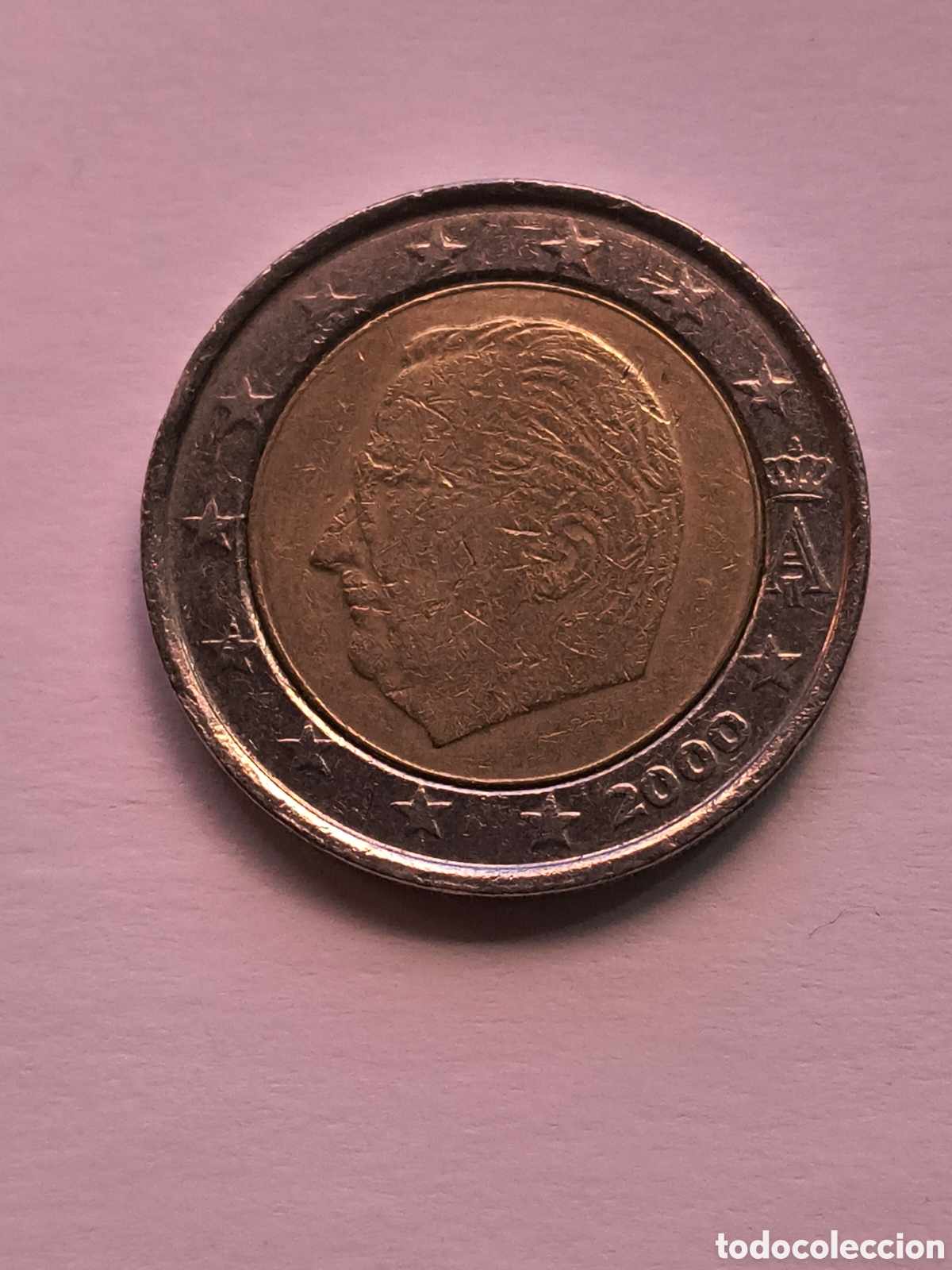 Euros: MONEDA BELGICA 2 EURO 2000