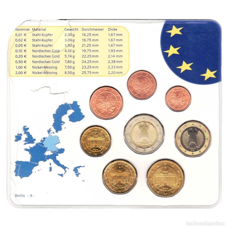 Euros: Alemania Caja Oficial 2004 Euro Rep&uacute;blica Federal De Alemania Letra A