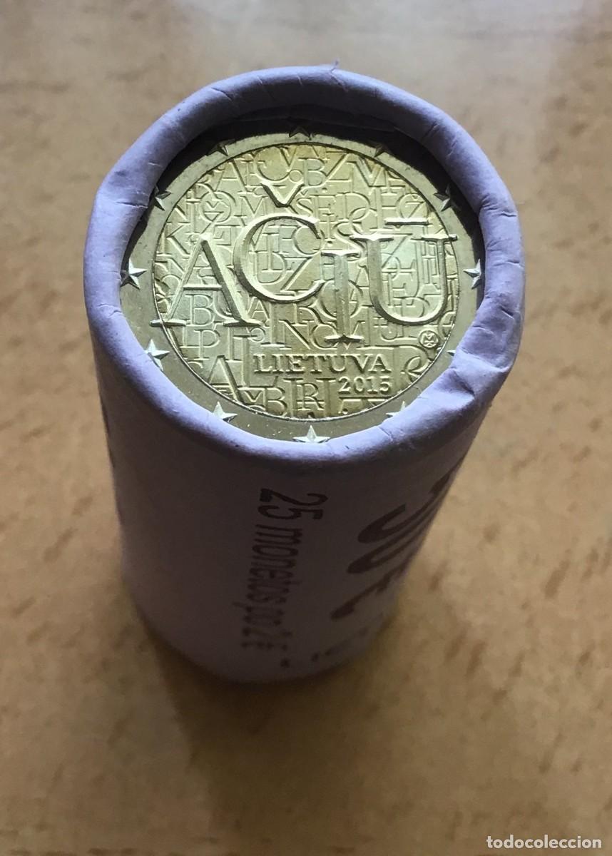 Euros: 2 euros conmemorativos de Lituania. Lengua lituana (ACIU). A&ntilde;o 2015. Sin circular