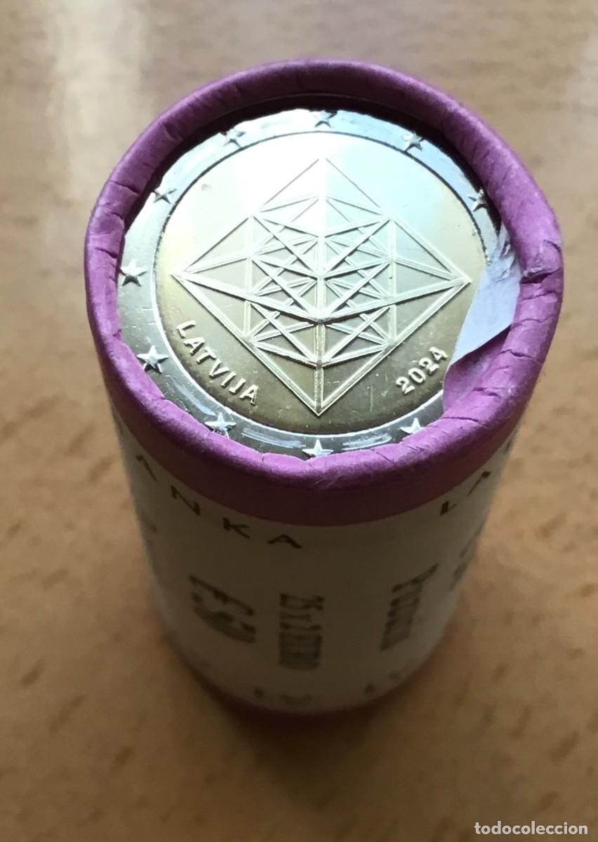 Euros: 2 euros conmemorativos de Letonia. Puzuris. A&ntilde;o 2024. Sin circular