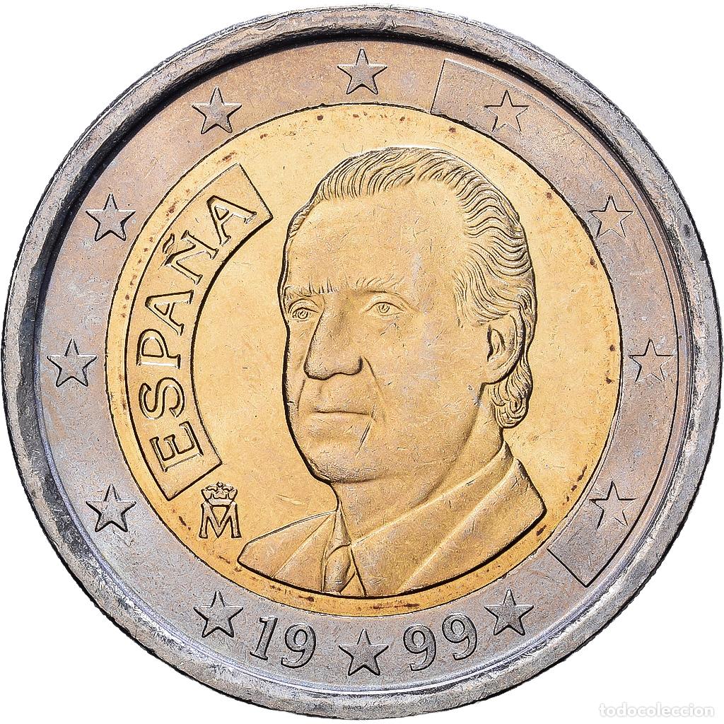 Euros: [#1514004] Espa&ntilde;a, Juan Carlos I, 2 Euro, 1999, Madrid, Bimet&aacute;lico, EBC+, KM:1047