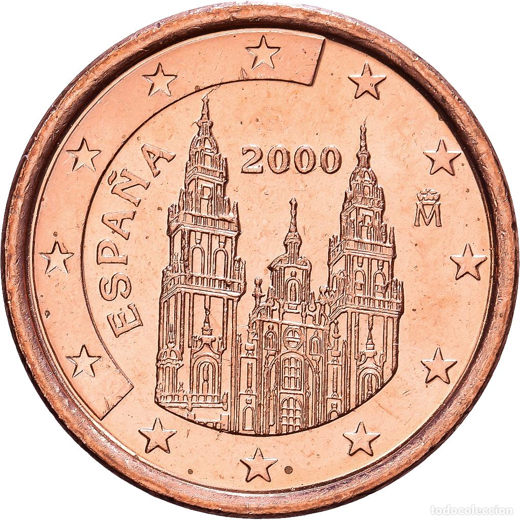Euros: [#1514013] Espa&ntilde;a, Juan Carlos I, Euro Cent, 2000, Madrid, Cobre chapado en acero, SC+