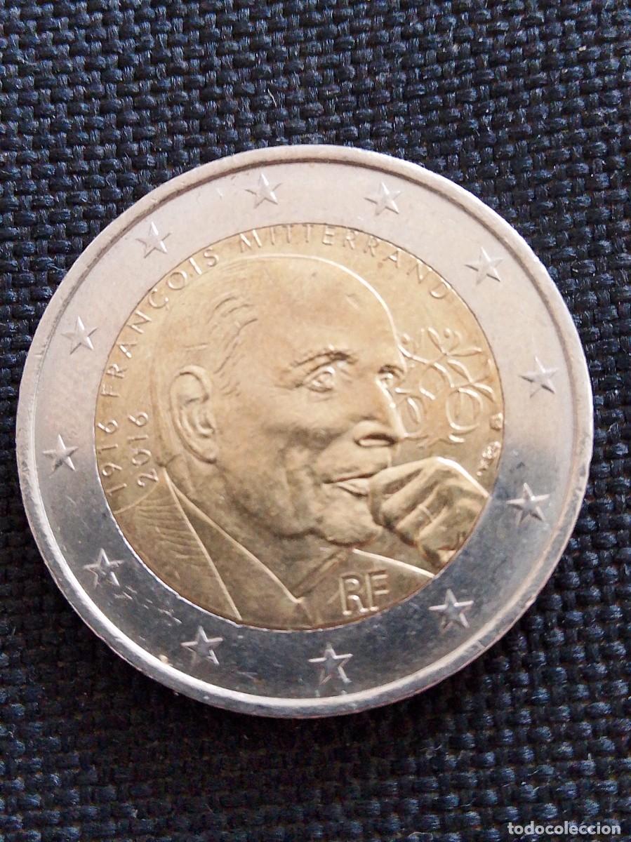 Euros: Moneda 2 Euros FRANCIA 2016 , Centenario de Francois Mitterrand