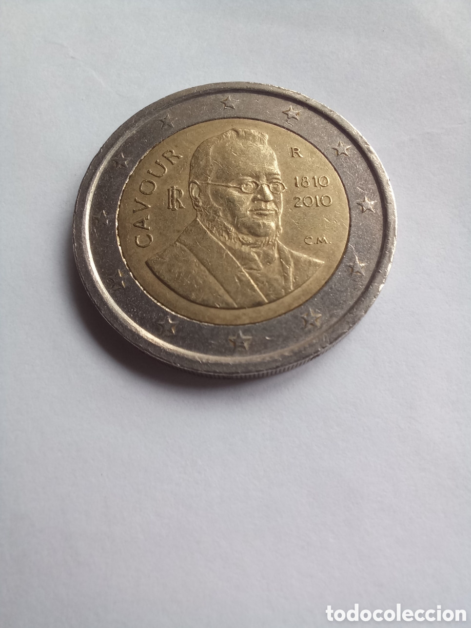 Euros: MONEDA 2 EUROS CONMEMORATIVOS ITALIA - A&Ntilde;O 2010 (CAMILO BENSO CONDE DE CAVOUR 1810-1861)