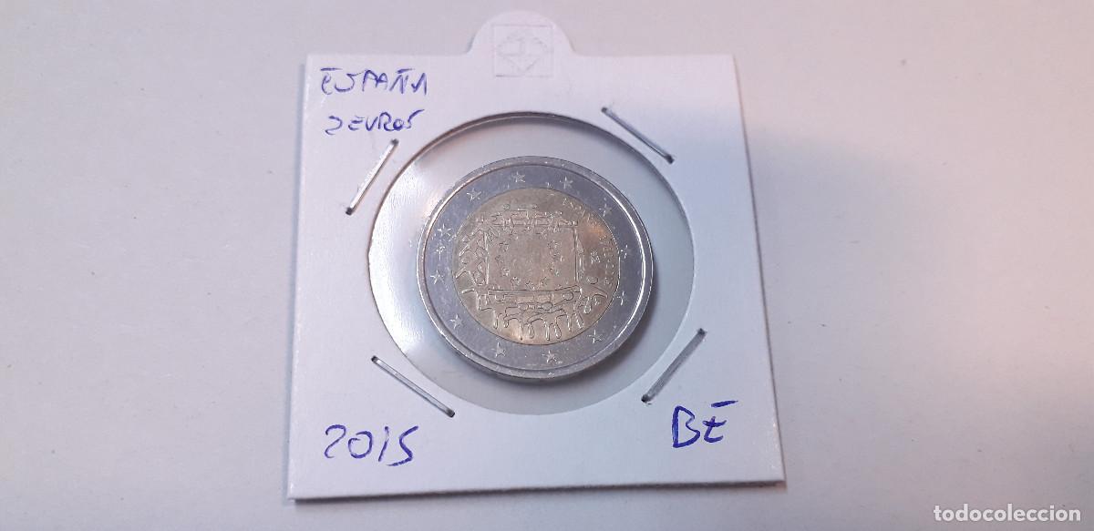 Euros: 003839NUM-X0081-Espa&ntilde;a 2 &euro; -2015 - 30 A&ntilde;os de la Bandera de la UE -encartonada