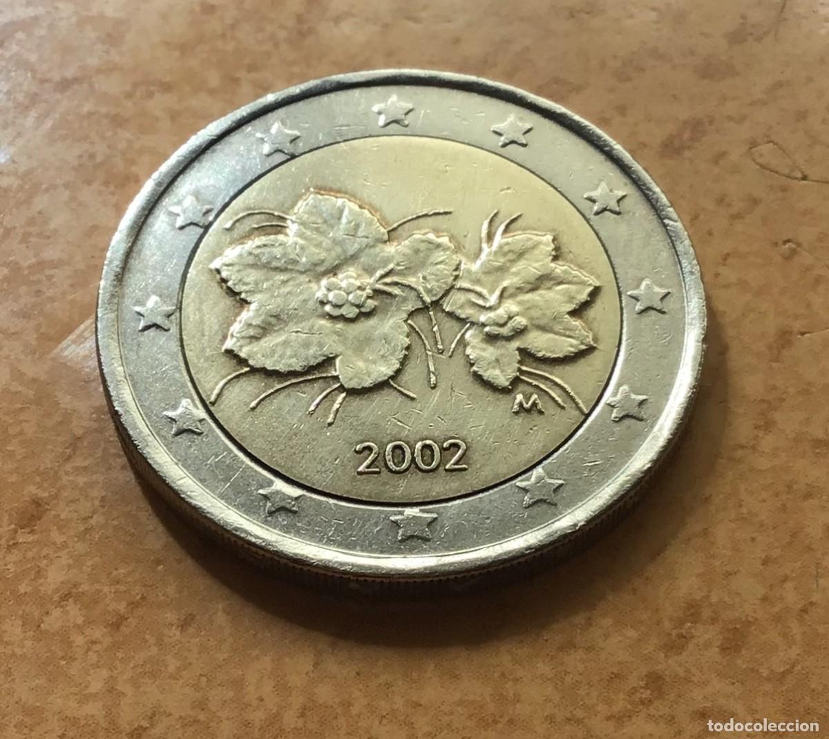 Euros: 2 euros de Finlandia. A&ntilde;o 2002