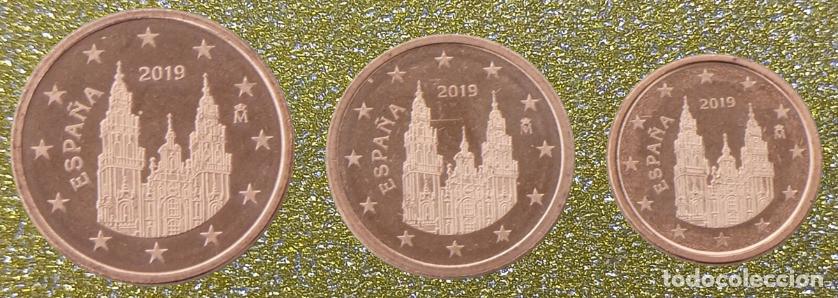 Euros: LOTE 1-2-5 CENTIMOS EURO ESPA&Ntilde;A 2019 SIN CIRCULAR