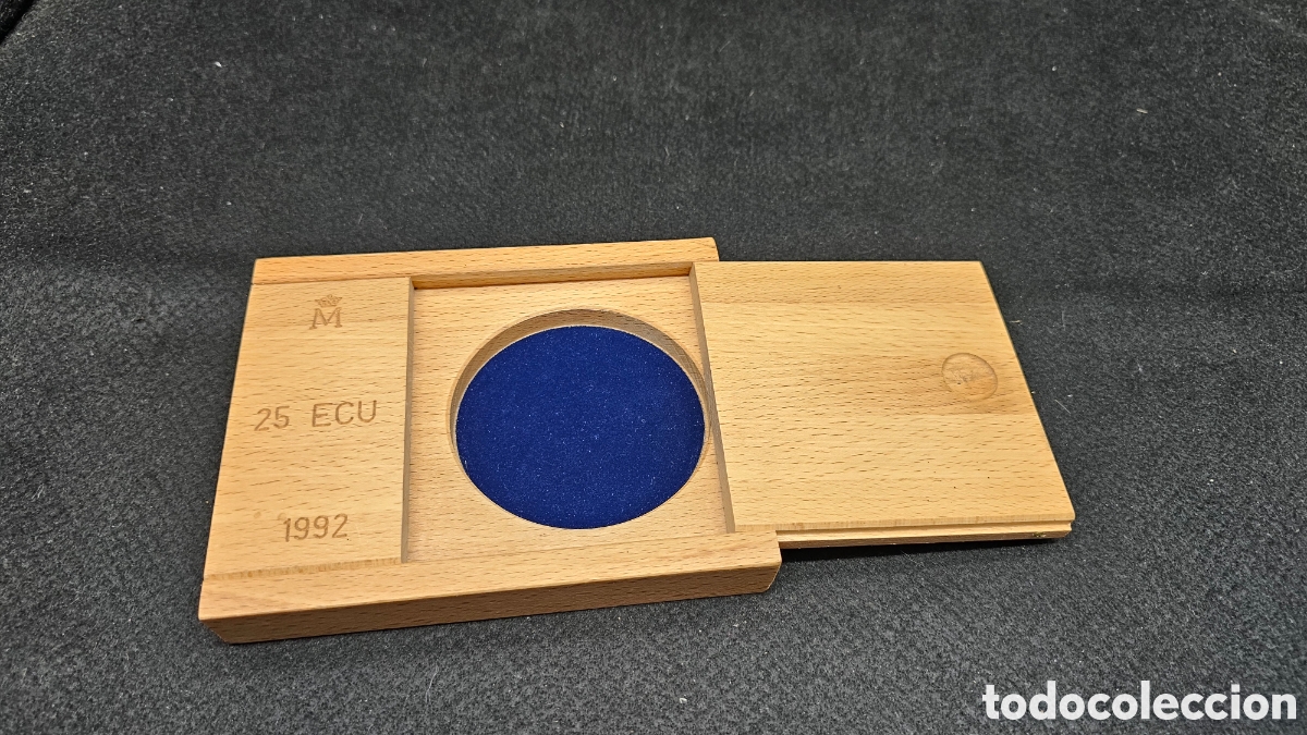 Euros: Caja expositor para moneda de 25 ecu 1992