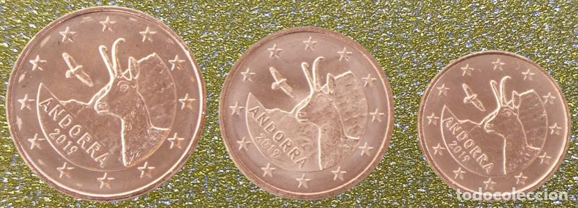 Euros: Andorra 2019 1+2+5 Cent Sin Circular