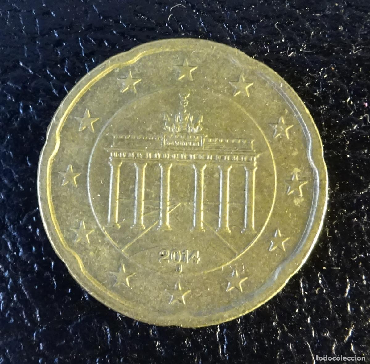 Euros: ALEMANIA 20 C&Eacute;NTIMOS DE EURO 2014 J