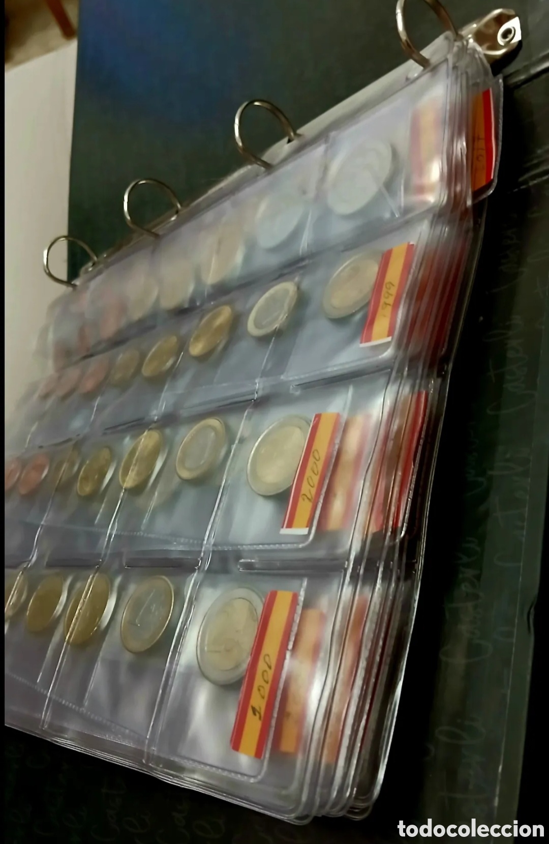 Euros: &Aacute;LBUM CON LAS 28 TIRAS DE 8 VALORES DE EUROS EMITIDAS HASTA HOY EN ESPA&Ntilde;A INCLUYE PRUEBA DE CHURRIAN