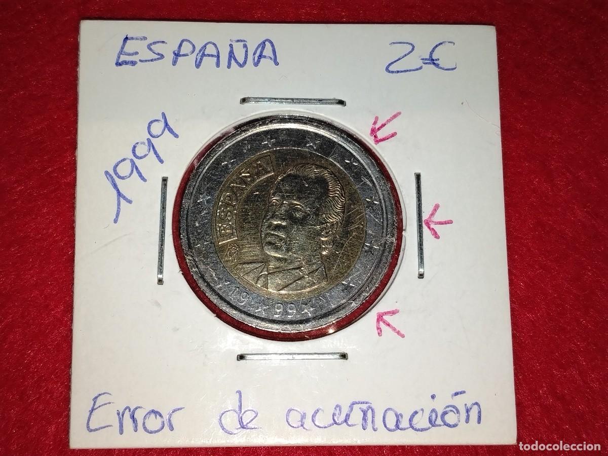 Euro: 2 EUROS 1999 ESPA&Ntilde;A (ERROR DE ACU&Ntilde;ACI&Oacute;N)
