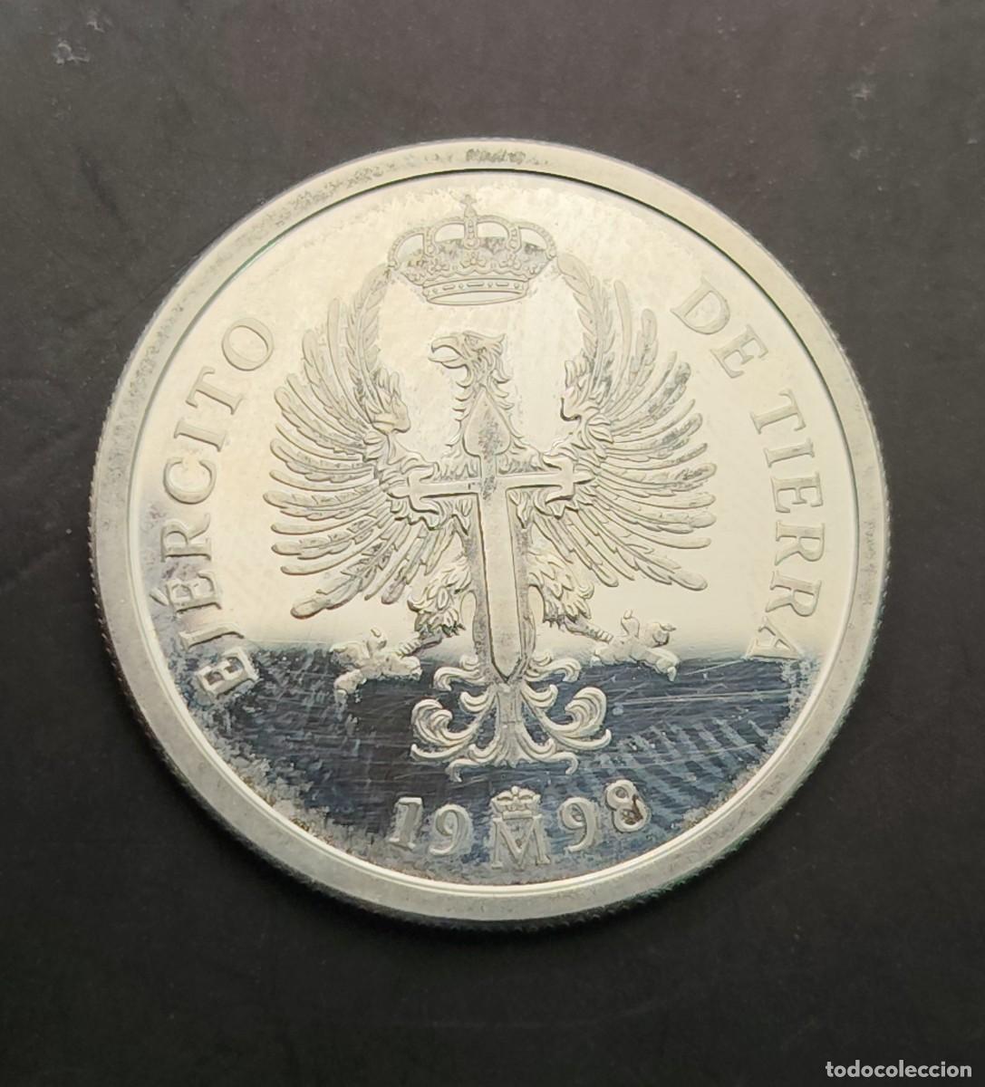 Euro: ESPA&Ntilde;A A&Ntilde;O 1998 1 EURO PLATA (925) &rdquo; LAUREADO &rdquo;