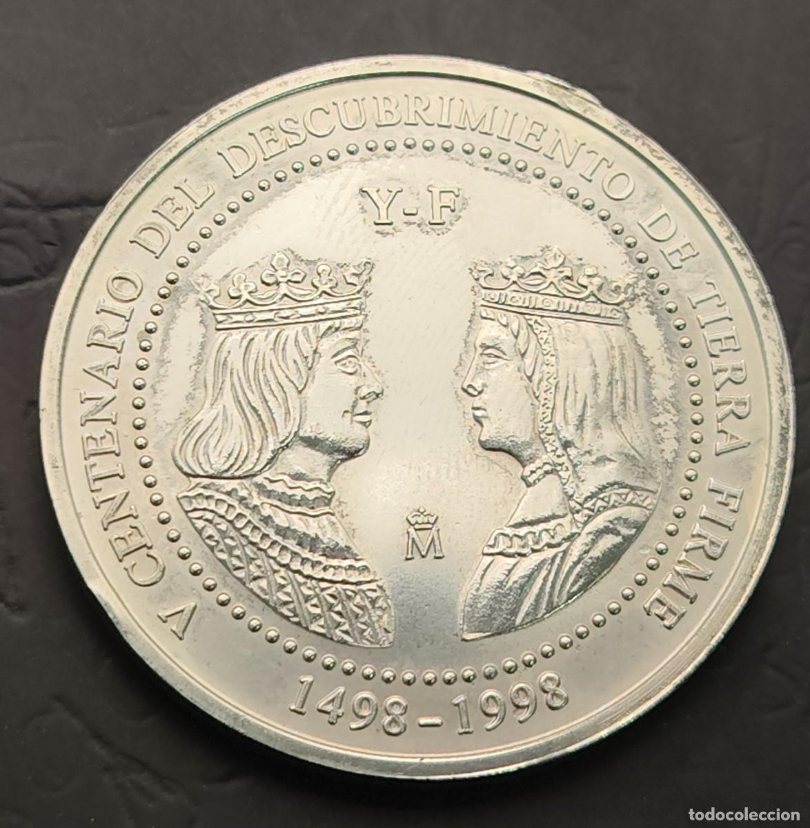 Euros: ESPA&Ntilde;A A&Ntilde;O 1998 3 EUROD PLATA (925) &rdquo; V CENTENARIO DECUBRIMIENTO DE AMERICA &rdquo;