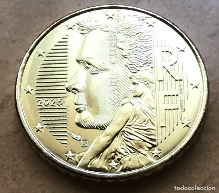 Euros: 50 c&eacute;ntimos de euro de Francia. A&ntilde;o 2025
