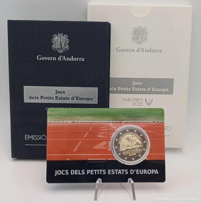 Euros: ANDORRA 2 EUROS 2025 PROOF - JUEGOS PEQUE&Ntilde;OS ESTADOS - EN ESTUCHE ORIGINAL -