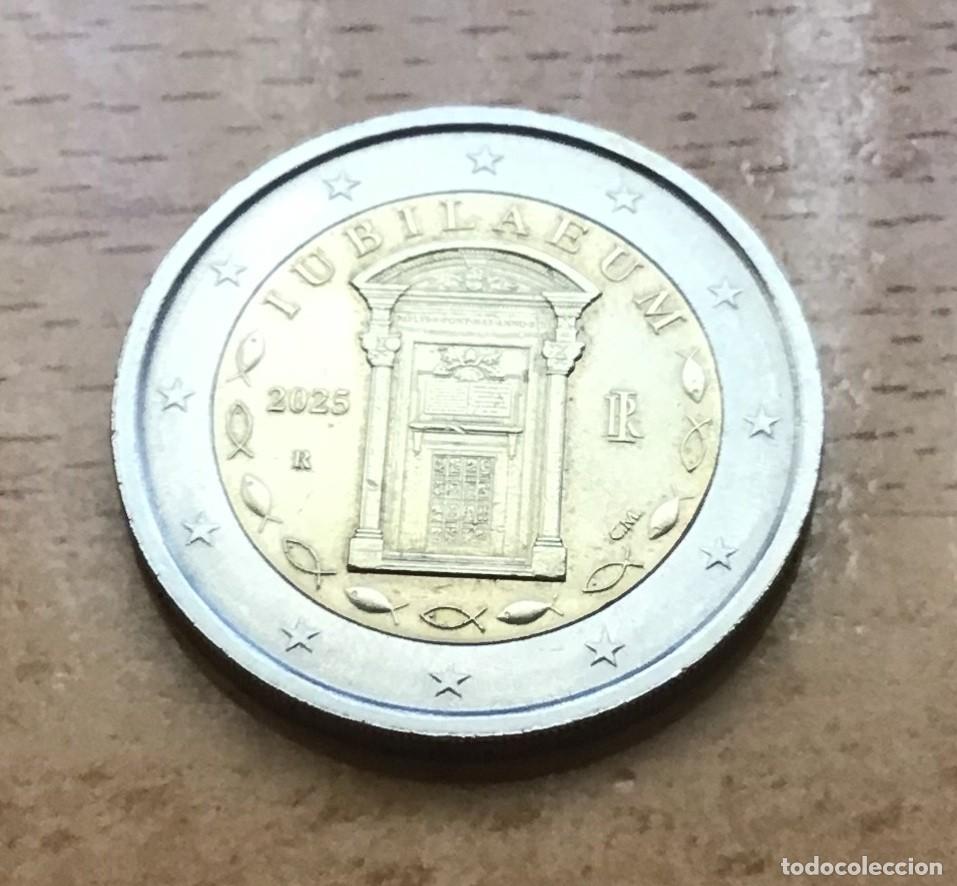 Euros: 2 euros conmemorativos de Italia. Jubileo. A&ntilde;o 2025. Circulada EBC