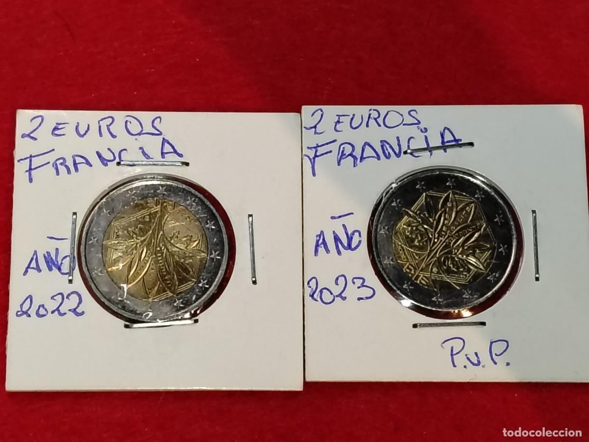 Euros: 2 MONEDAS DE 2 EUROS DE FRANCIA A&Ntilde;O 2022-23