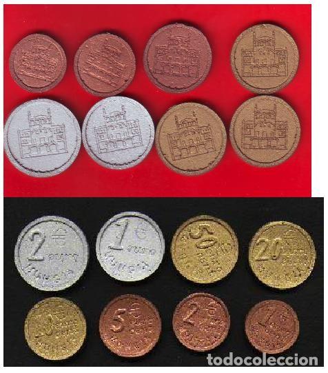 Euros: PRUEBA EURO MUNGUI, VIZCAYA, 8 COIS PLASTICO.