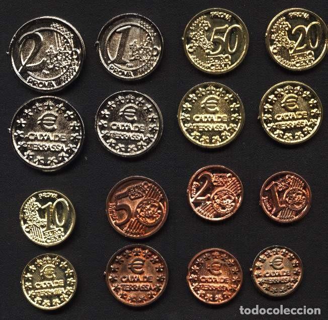 Euros: PRUEBA PRE-EURO TERRASSA 8 COIS METAL, CATALU&Ntilde;A, SPAIN.
