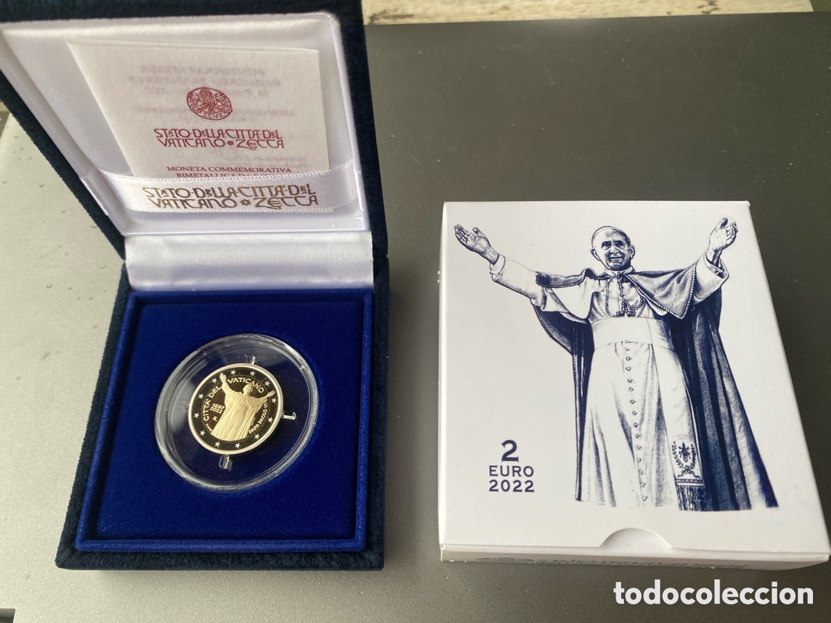 Euros: 2&euro; Vaticano 2022 Paolo VI