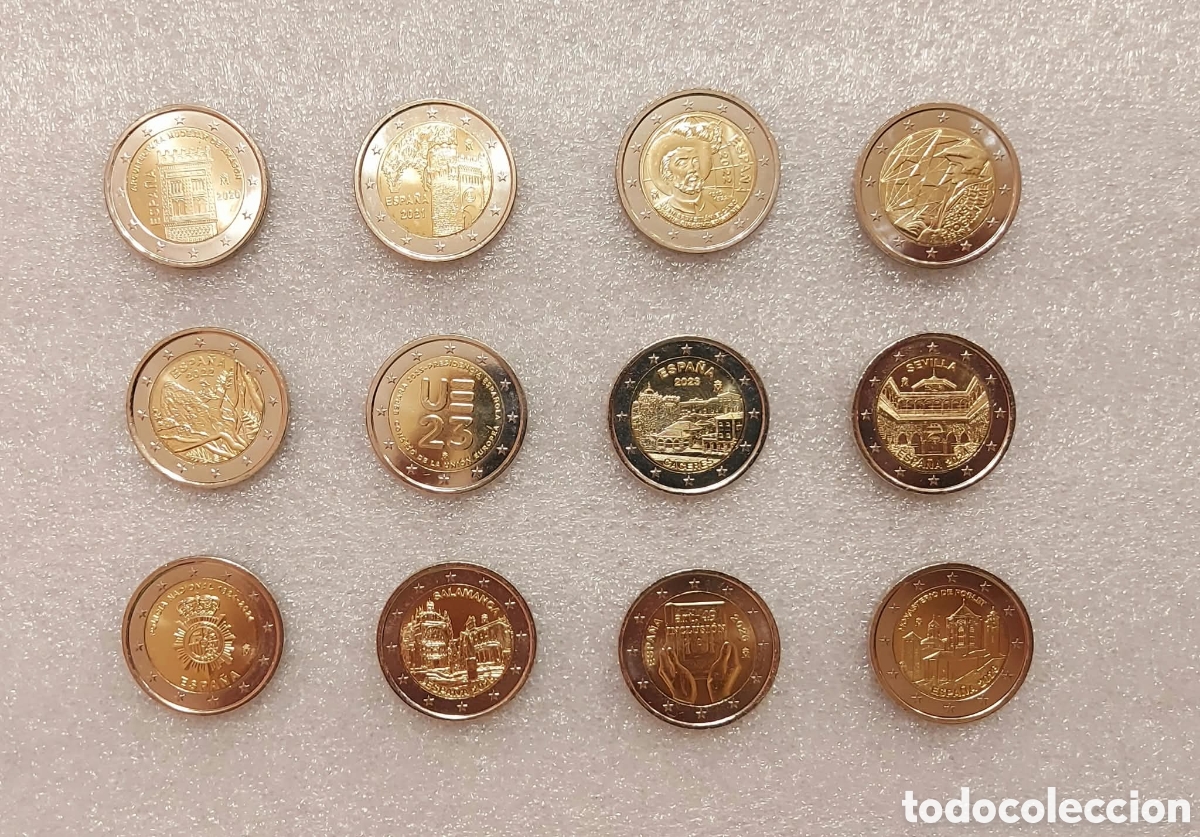 Euros: Monedas conmemorativas 2&euro; Espa&ntilde;a
