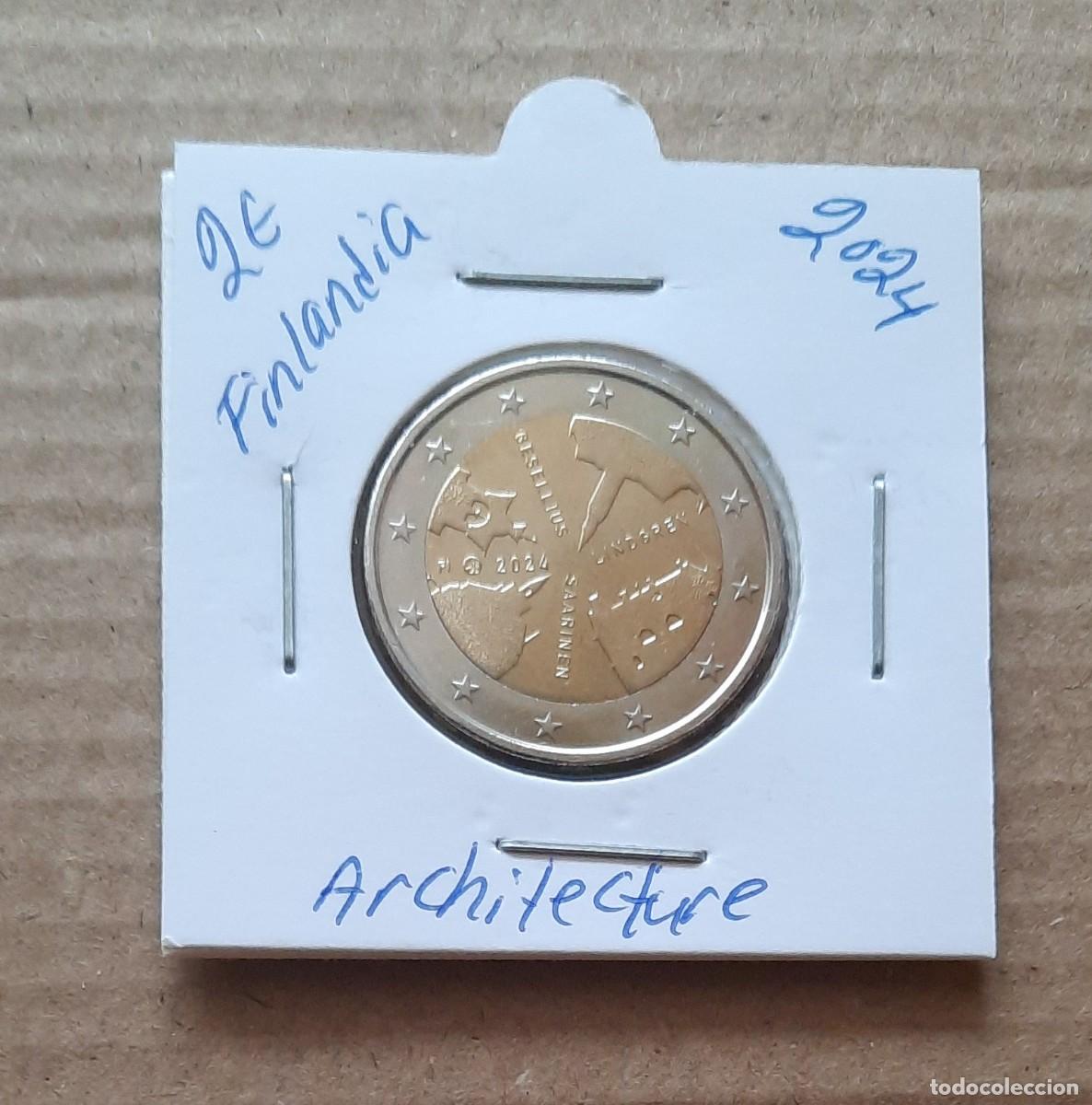 Euros: Finlandia conmemorativa 2 euros Architecture 2024 circulada