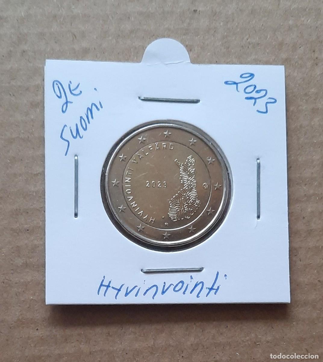Euros: Finlandia conmemorativa 2 euros servicios sociosanitarios 2023 circulada
