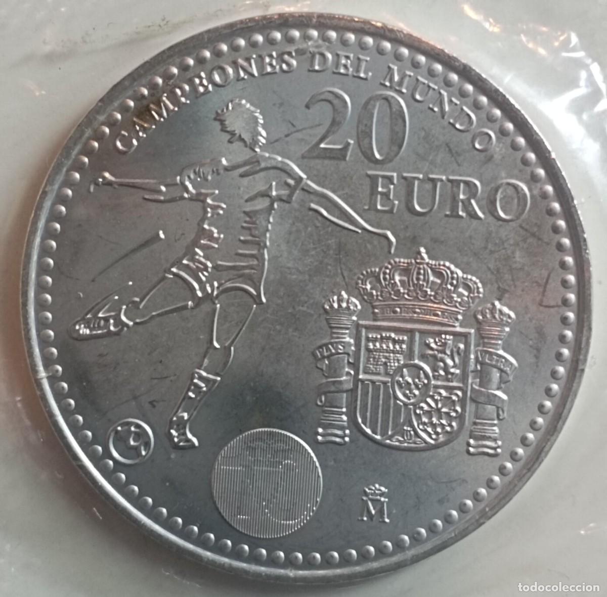 Euros: Moneda de Espa&ntilde;a 20 euros del 2010 de plata