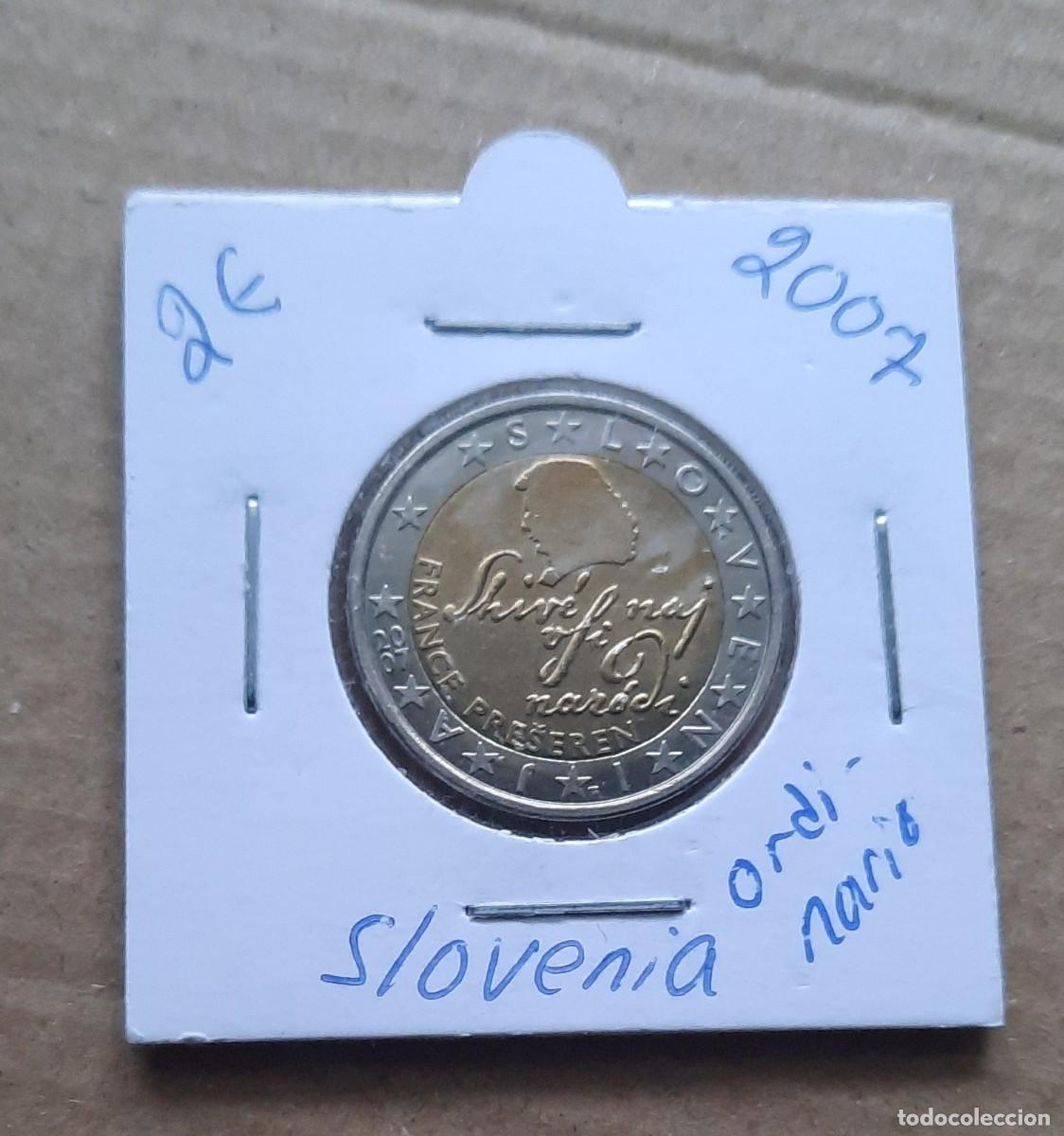 Euro: Eslovenia 2 euros ordinario 2007 circulada