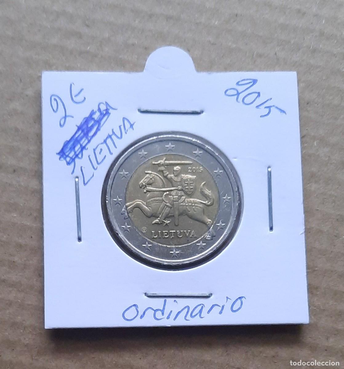 Euros: Lituania 2 euros ordinario 2015 circulada