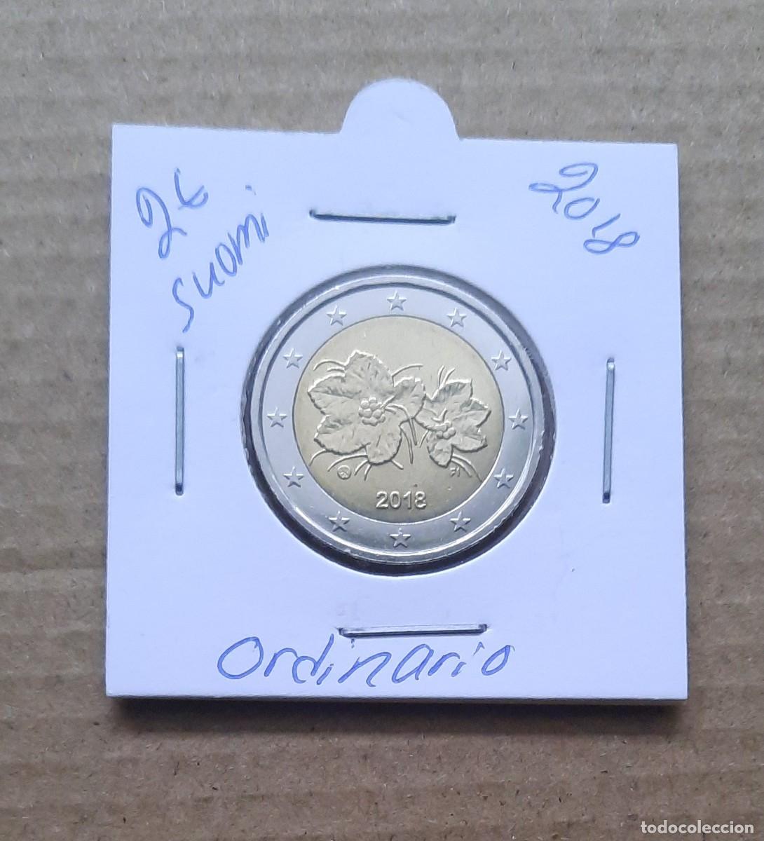 Euros: Finlandia 2 euros ordinario 2018 circulada