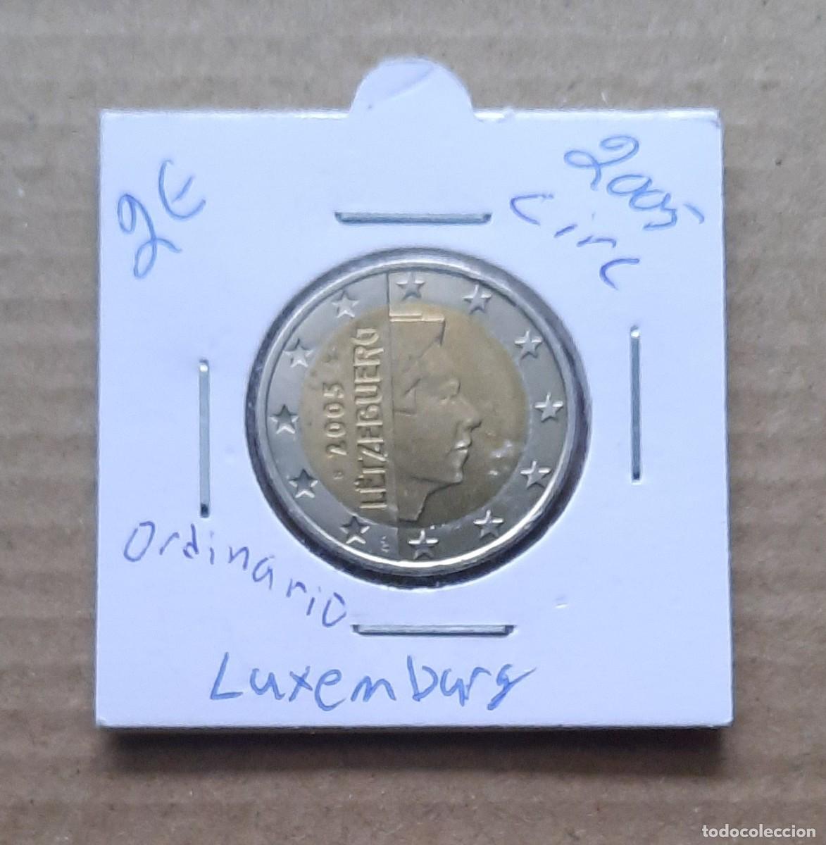 Euro: Luxemburgo 2 euros ordinario 2005 circulada