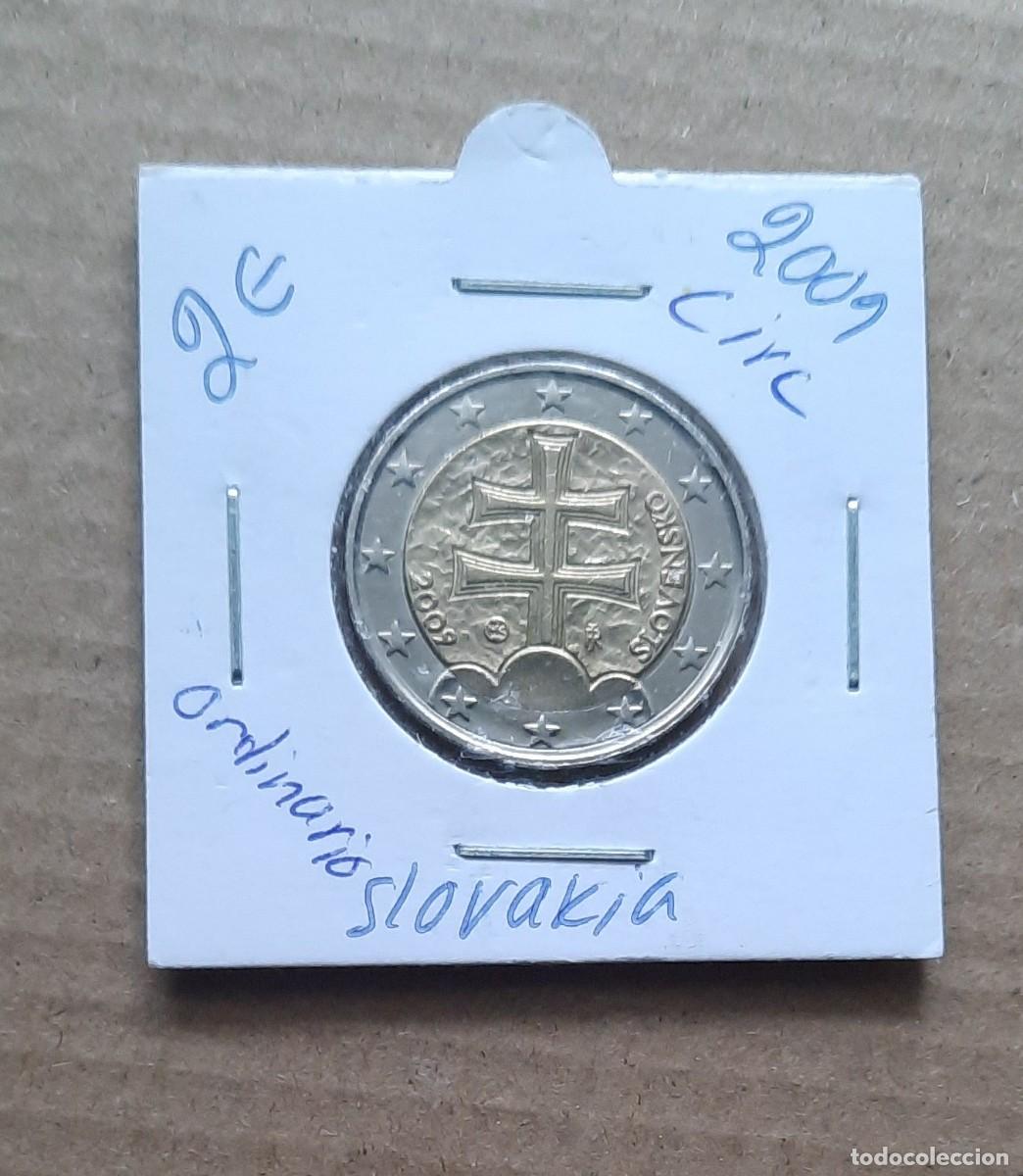 Euros: Eslovaquia 2 euros ordinario 2009 circulada
