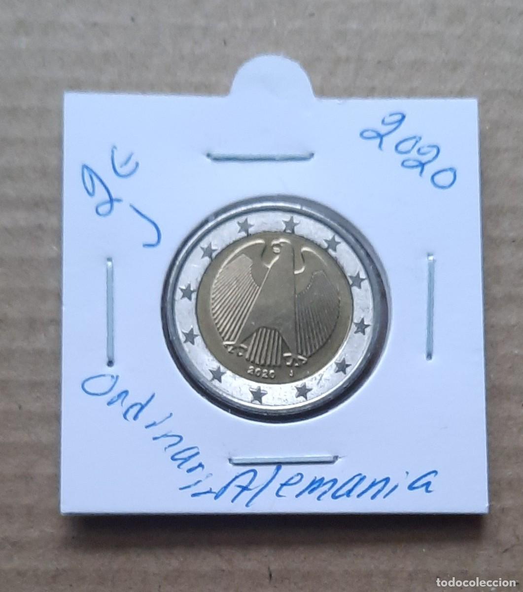 Euro: Alemania J 2 euros ordinario 2020 circulada
