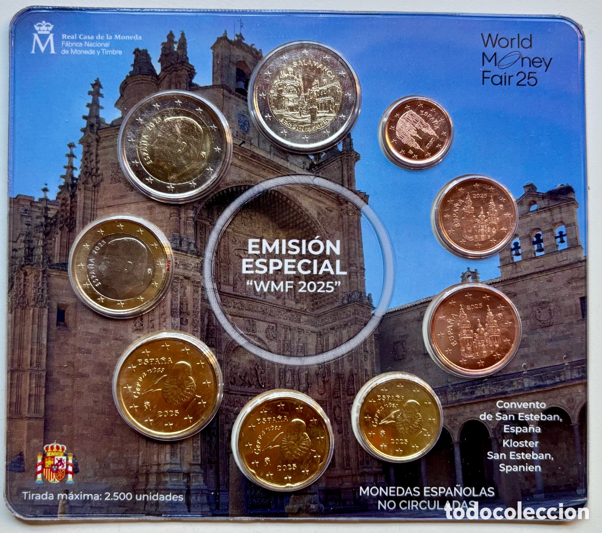 Euros: ESPA&Ntilde;A 2025 EUROSET (World Money Fair) WMF Berl&iacute;n. 9 Valores