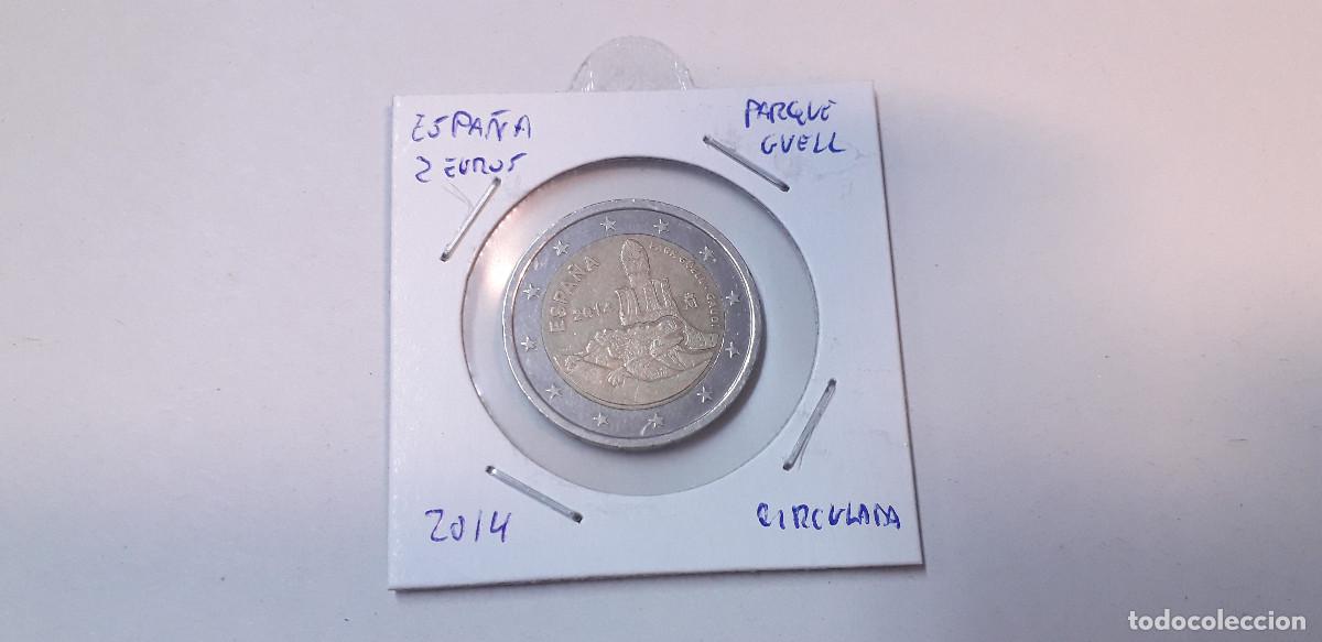 Euros: 003848NUM-X0090-Espa&ntilde;a 2 &euro; -2014 - Parque guell -encartonada