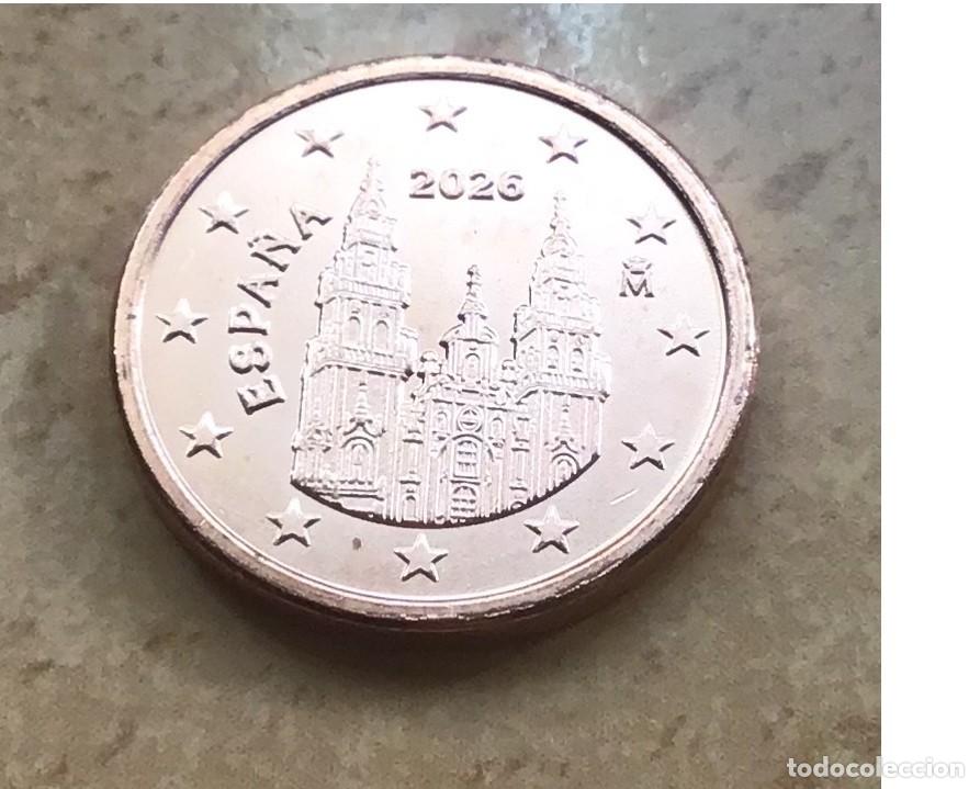 Euros: 1 c&eacute;ntimo de euro de Espa&ntilde;a. A&ntilde;o 2026