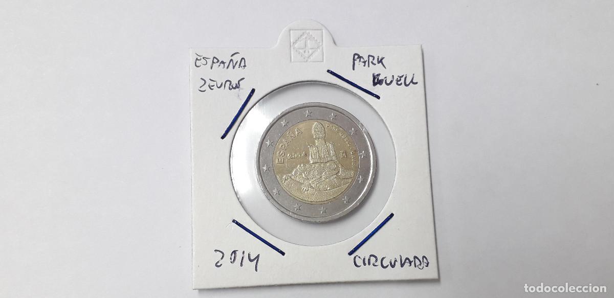 Euros: 003875NUM-X0117-Espa&ntilde;a- 2 &euro; -2014- Park guell - encartonada