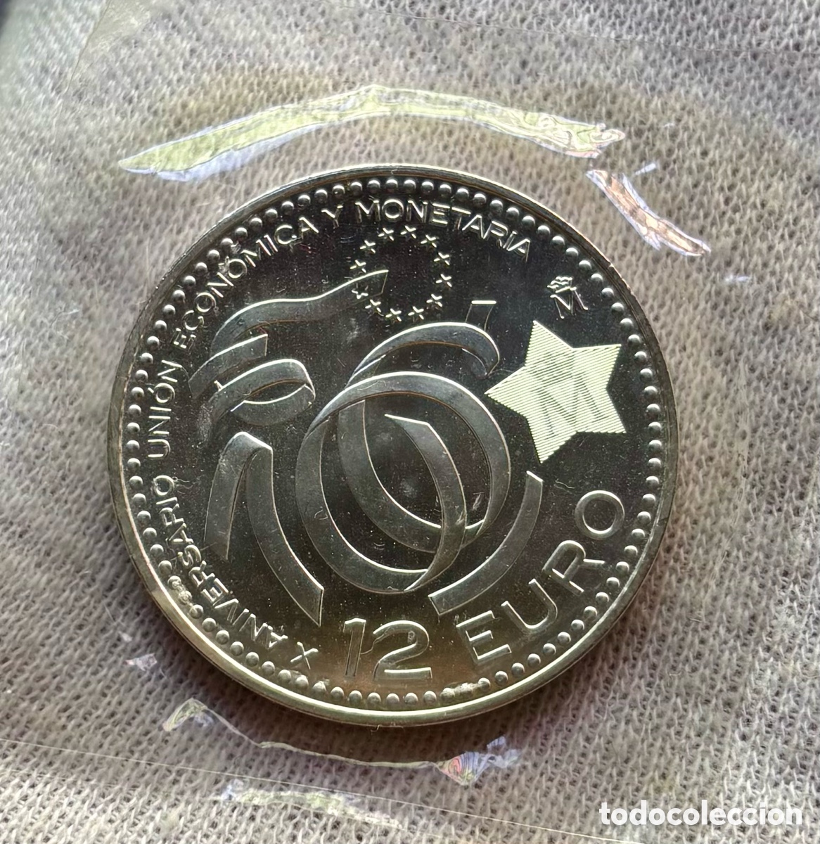 Euros: Moneda PLATA 12 Euro 2009 En Blister . Aniversario UEM