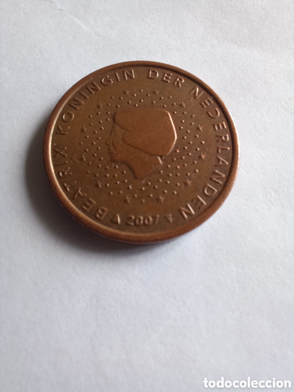 Euros: MONEDA 5 C&Eacute;NTIMOS DE EURO HOLANDA - A&Ntilde;O 2007 (REINA BEATRIZ)