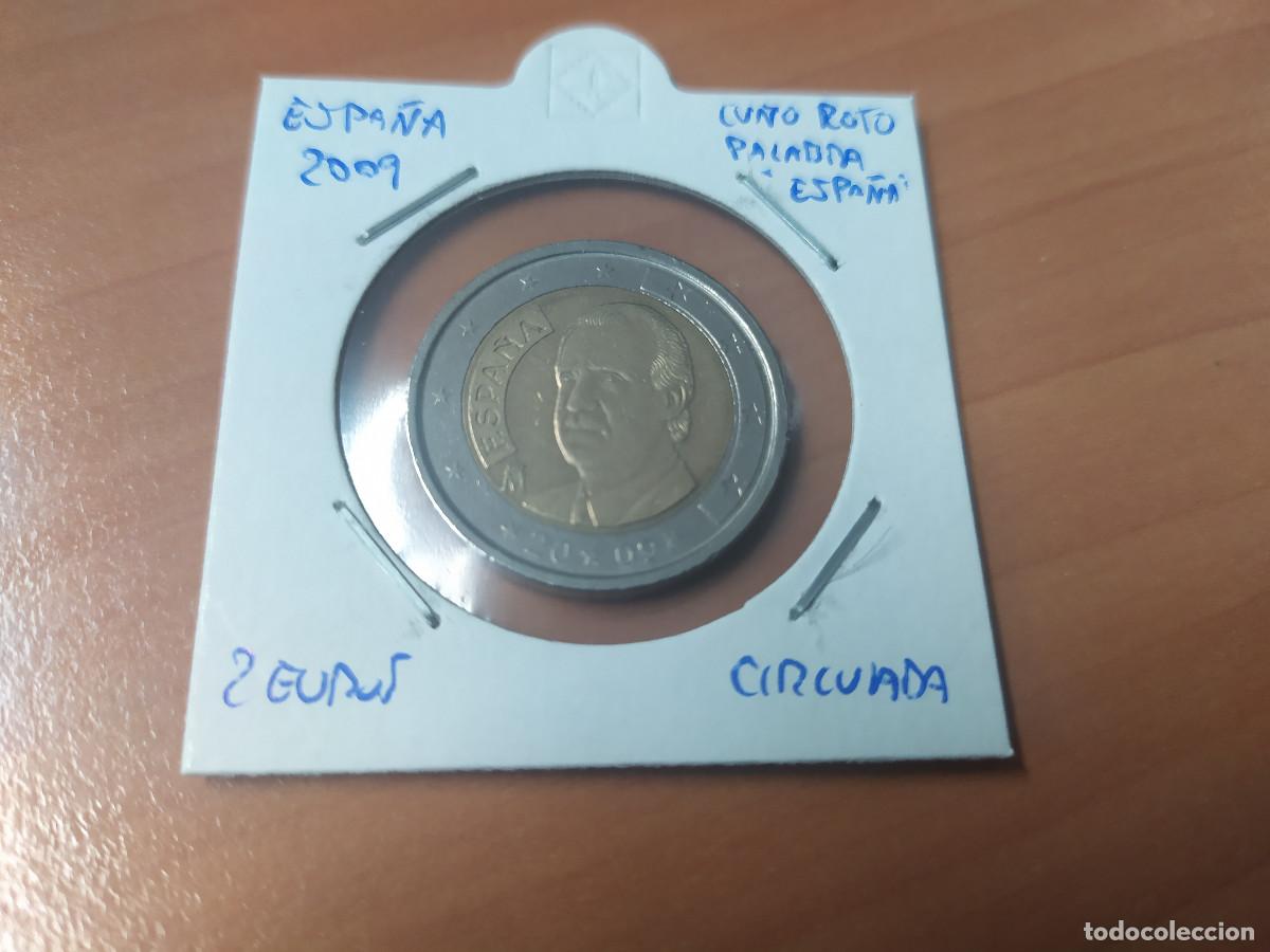 Euros: 003902NUM-X0145-Espa&ntilde;a- 2 &euro; -2009 Cu&ntilde;o roto en Espa&ntilde;a - encartonada